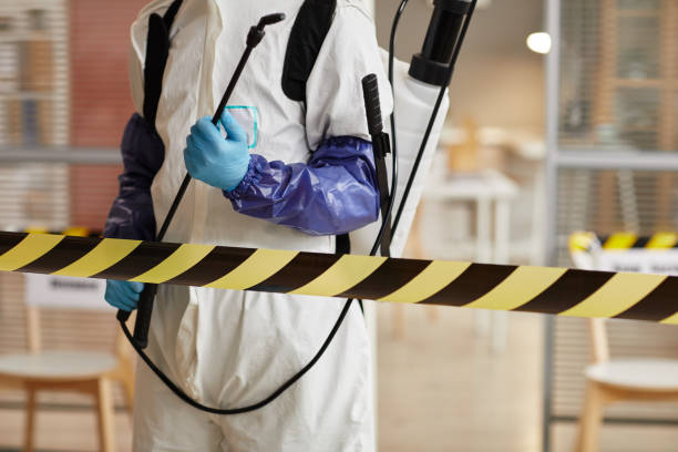 Professional Biohazard Cleanup technician working in Sunny Side, GA
